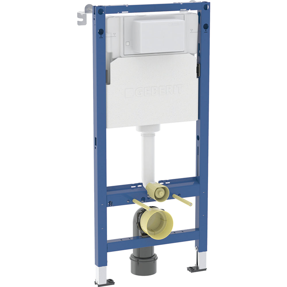 Asma klozet için Geberit Duofix elemanı, 112 cm, 12 cm Alpha gömme rezervuarlı, 6 / 3 litre
