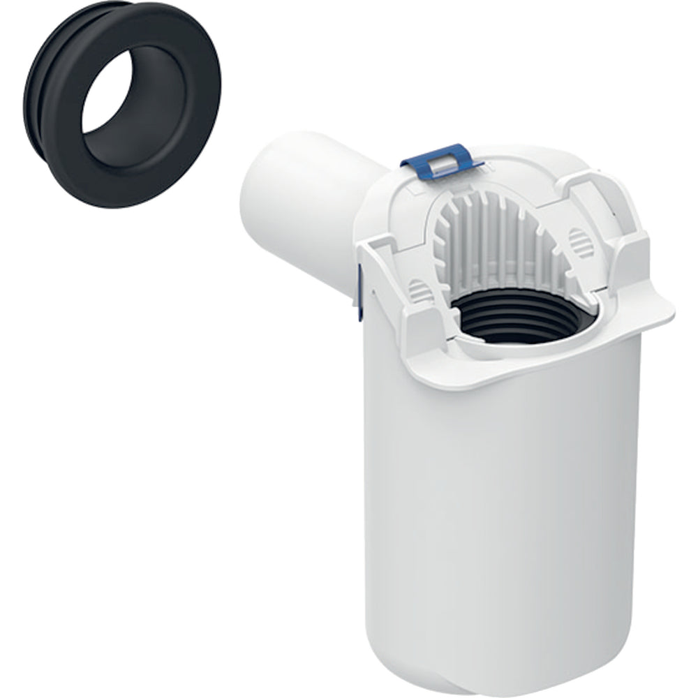 Lavabo için Geberit sifon, yer tasarruflu model, yatay çıkış: d=32mm, G=1 1/4″, alp beyazı – 151.119.11.1